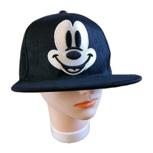 Mickey Mouse Black & White Artist Series Baseball Snap Back Cap Hat #1594